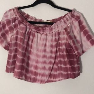 super cute tiedye cropped shirt